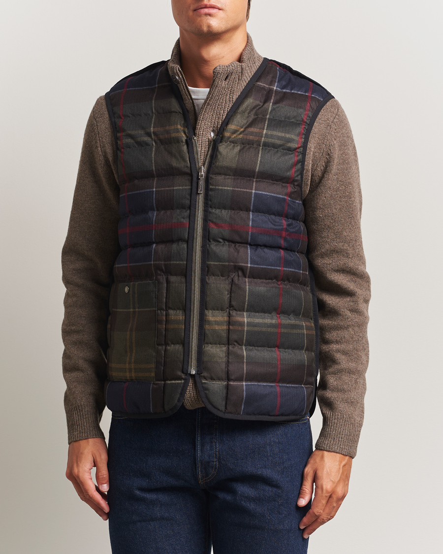 Herr | Jackor | Barbour Heritage | Reversible Down Filled Liner Olive