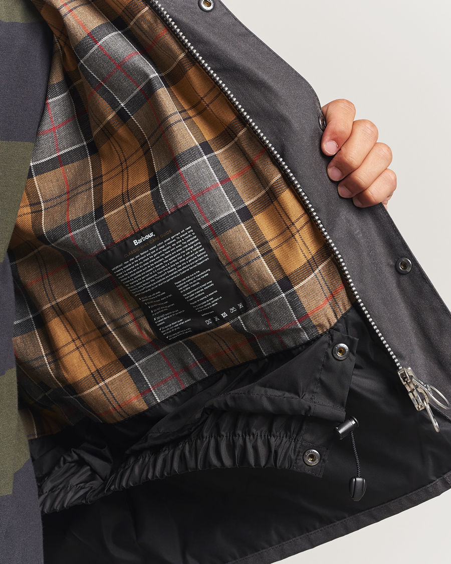 Herr | Jackor | Barbour Heritage | Transport Wax Jacket Grey