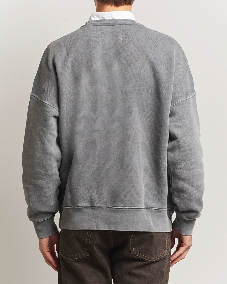 Herr | Tröjor | GANT 240 Mulberry Street | Vintage Graphic Crew Neck Sweatshirts Steel Grey