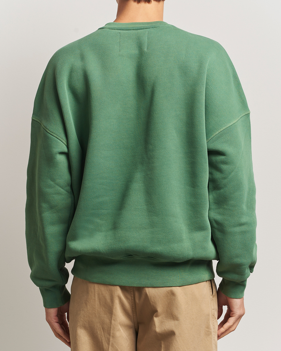 Herr | Tröjor | GANT 240 Mulberry Street | Vintage Graphic Crew Neck Sweatshirts Forest Green
