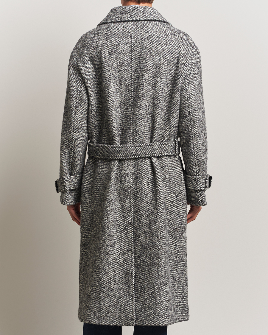 Herr | Jackor | GANT 240 Mulberry Street | Tweed Wool Coat Black