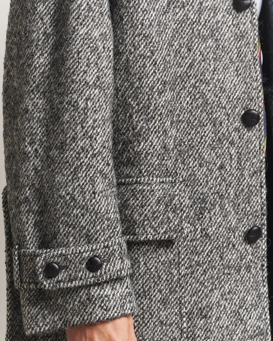 Herr | Jackor | GANT 240 Mulberry Street | Tweed Wool Coat Black