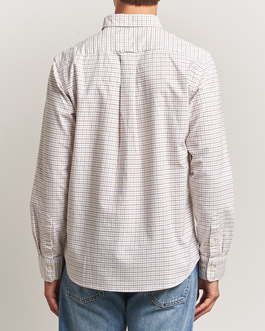 Herr | Skjortor | GANT | Regular Fit Classic Checked Oxford Shirt Plumped Red