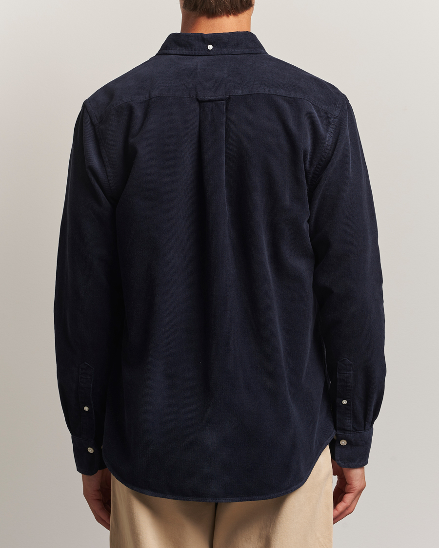 Herr | Skjortor | Gant | Regular Fit Corduroy Shirt Evening Blue