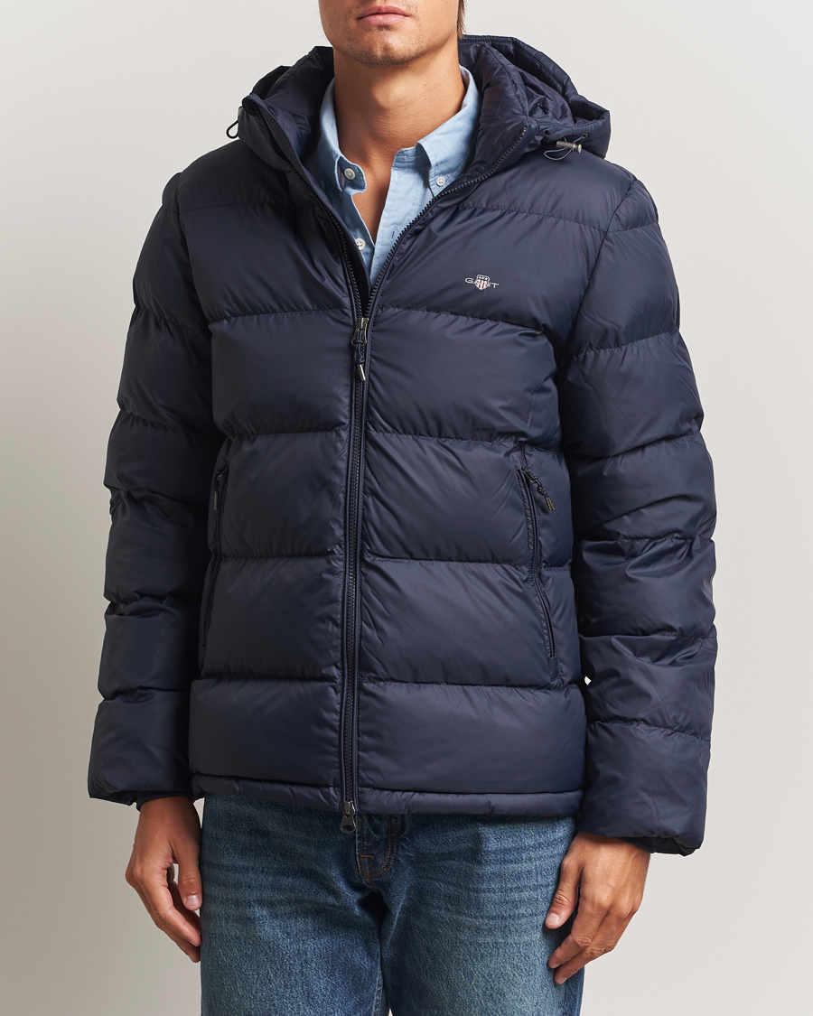 Herr | Jackor | GANT | The Active Cloud Down Jacket Evening Blue
