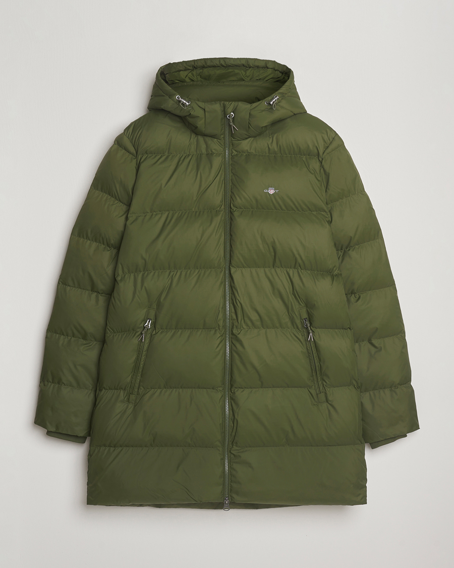 Herr | Jackor | GANT | The Active Cloud Mid Length Jacket Country Green