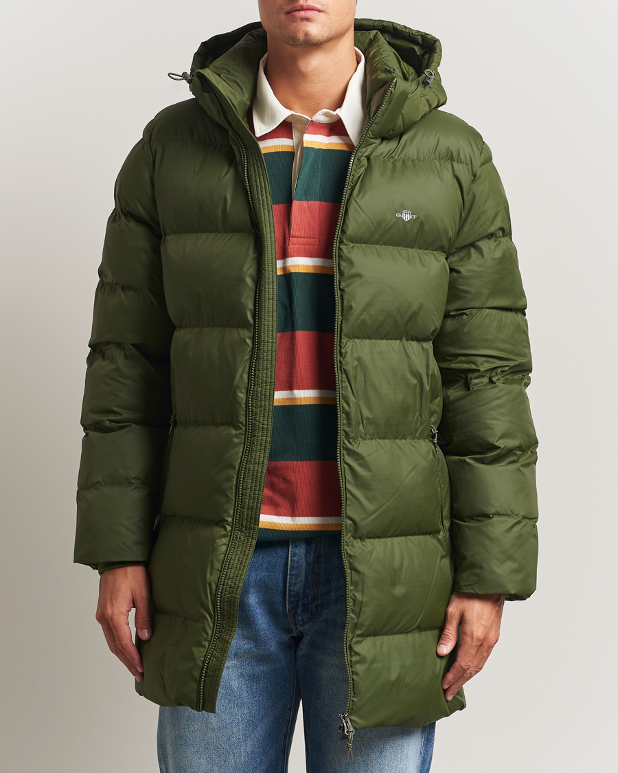 Herr | Jackor | GANT | The Active Cloud Mid Length Jacket Country Green