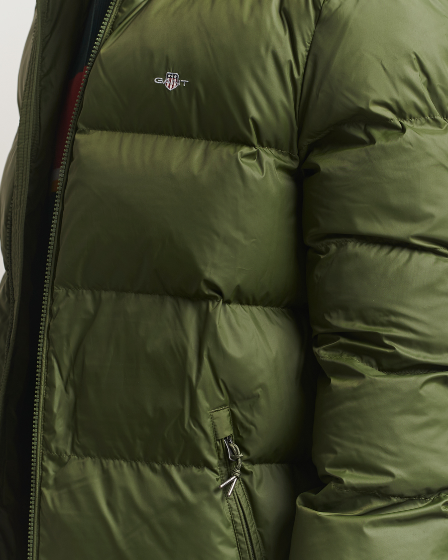 Herr | Jackor | GANT | The Active Cloud Mid Length Jacket Country Green