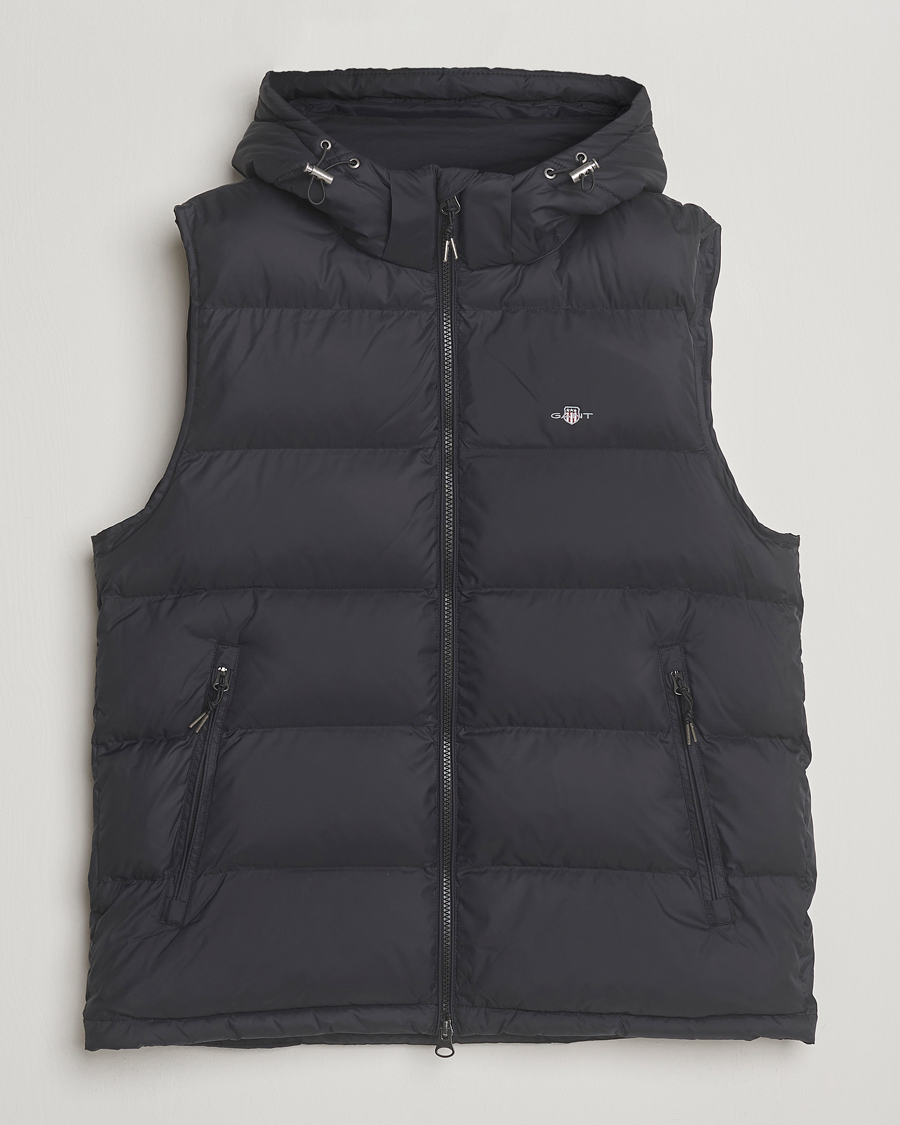 Herr | Västar | GANT | The Active Cloud Vest Black