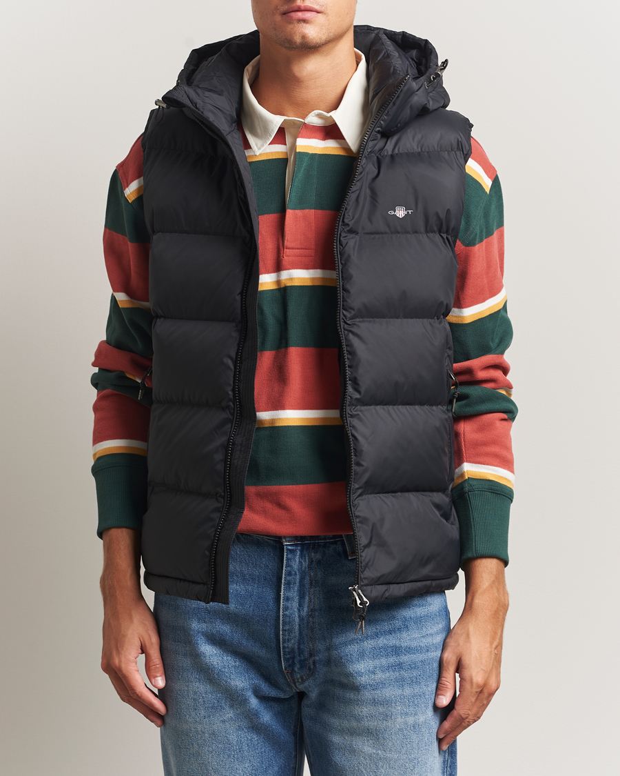 Herr | Västar | GANT | The Active Cloud Vest Black