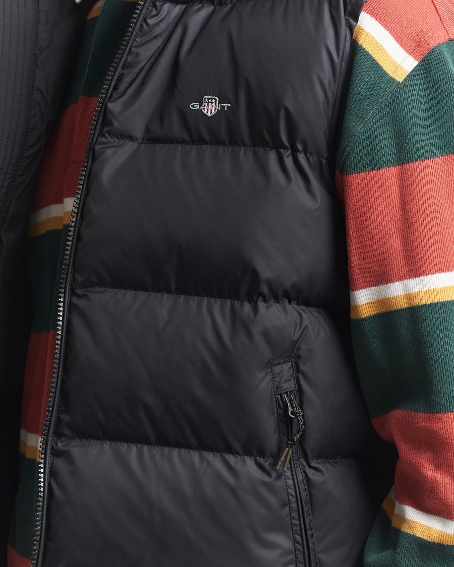 Herr | Västar | GANT | The Active Cloud Vest Black