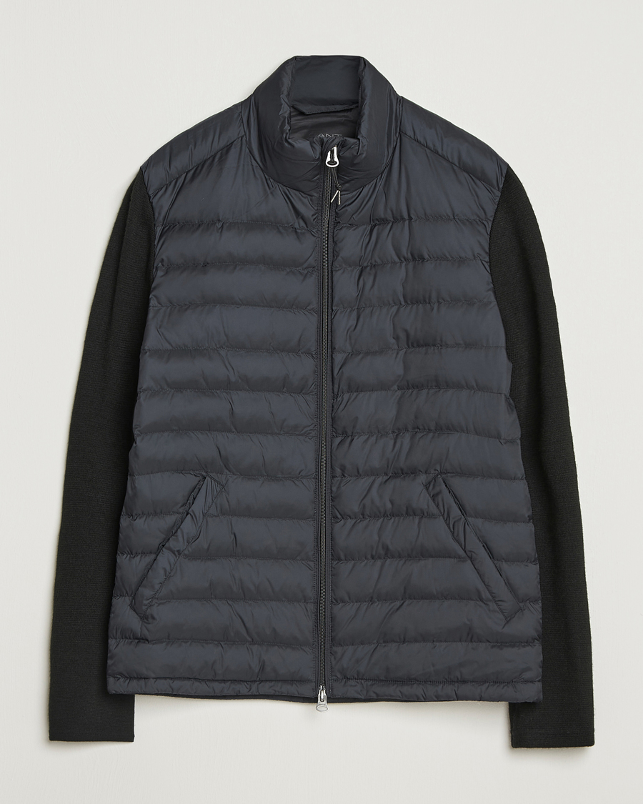 Herr | Jackor | Gant | Mixed Media Hybrid Jacket Black