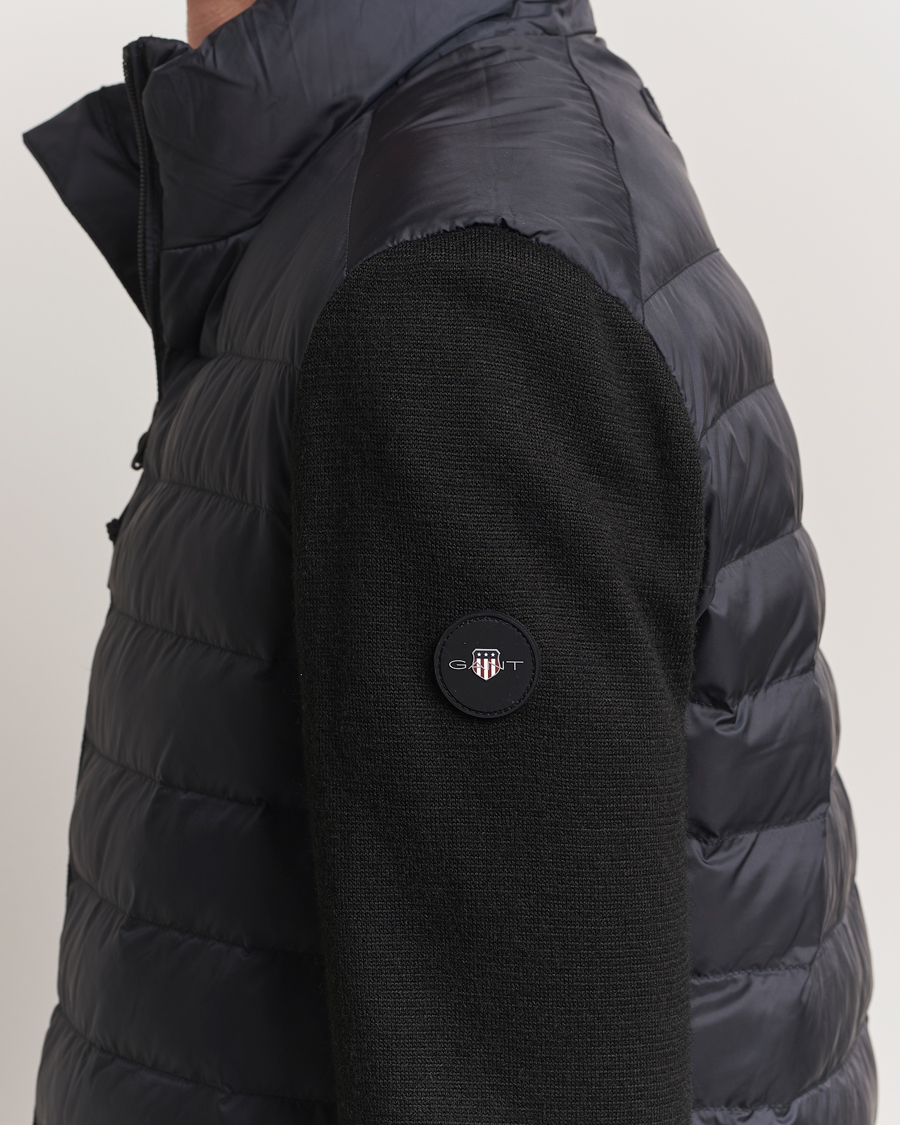 Herr | Jackor | GANT | Mixed Media Hybrid Jacket Black
