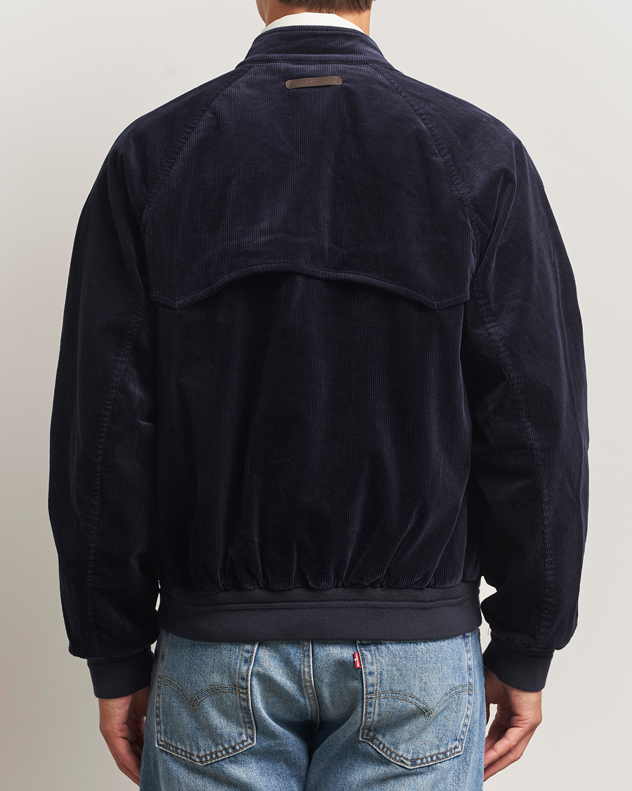 Herr | Jackor | Gant | Corduroy Harrington Jacket Evening Blue