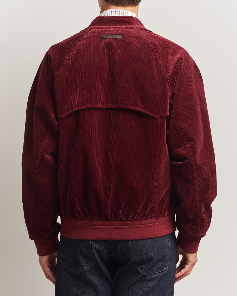 Herr | Jackor | Gant | Corduroy Harrington Jacket Plumped Red