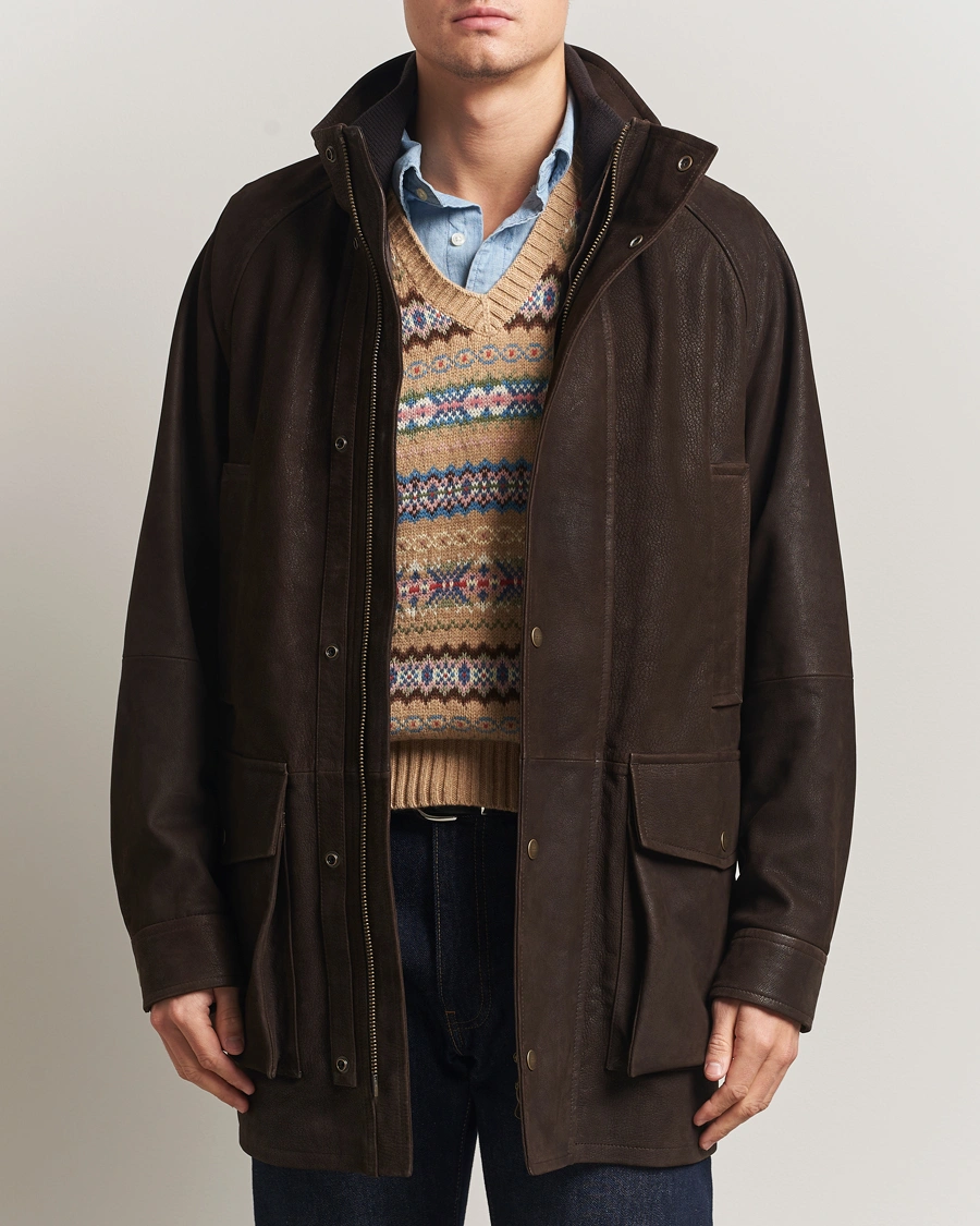 Herr | Jackor | GANT | Nubuck Decker Desert Brown