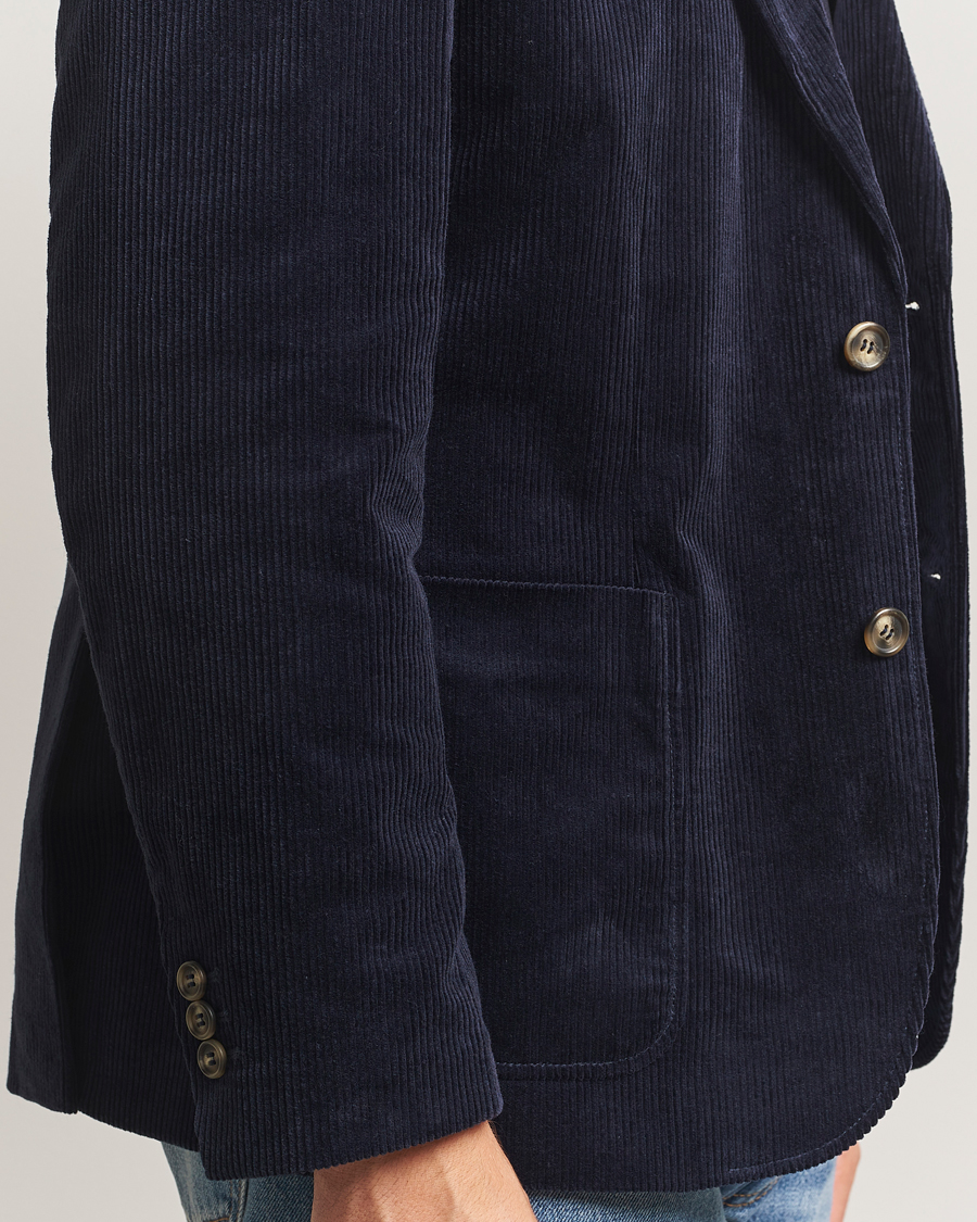 Herr | Kavajer | GANT | Corduroy Blazer Evening Blue