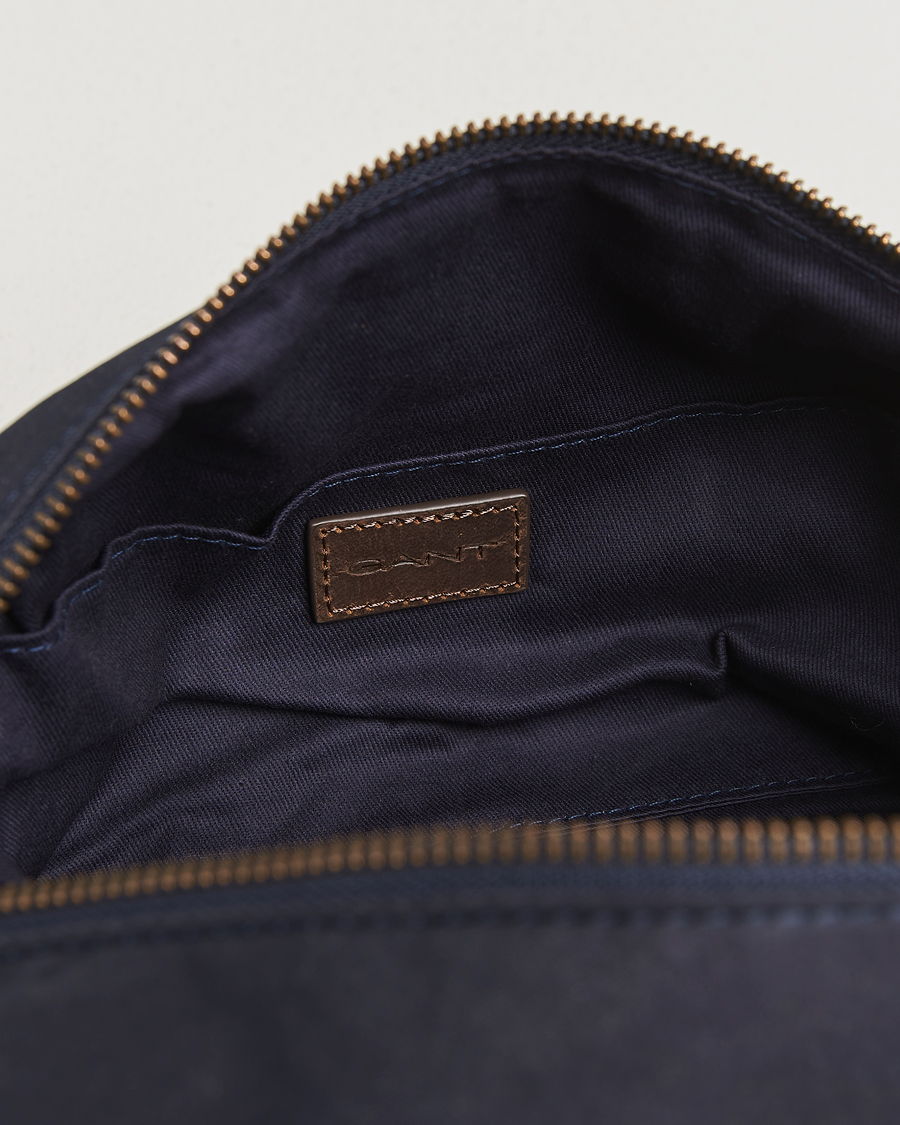 Herr | Väskor | GANT | Waxed Cotton Washbag Evening Blue