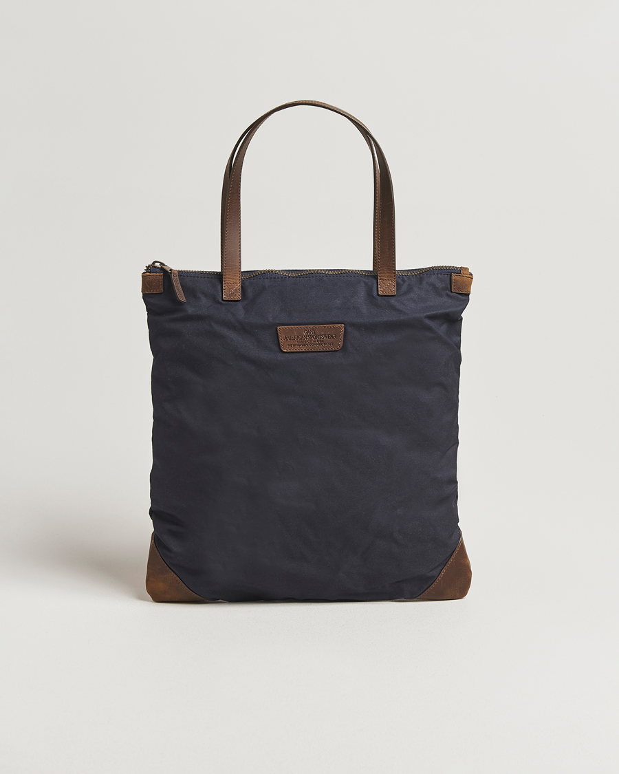Herr | Väskor | GANT | Waxed Cotton Tote Bag Evening Blue