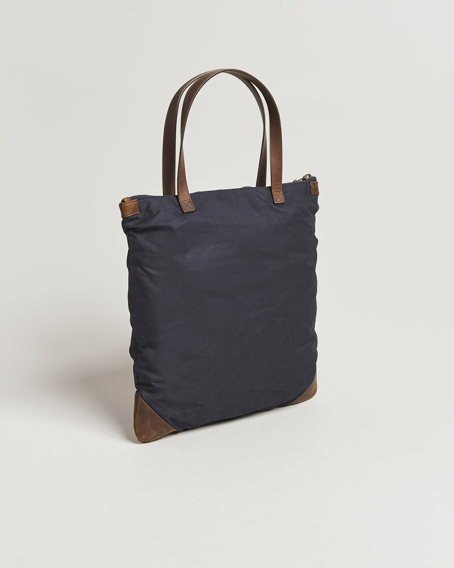 Herr | Väskor | GANT | Waxed Cotton Tote Bag Evening Blue