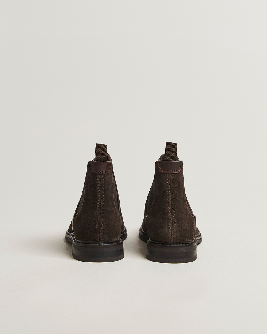 Herr | Kängor | GANT | Bidford Suede Chelsea Boot Dark Brown