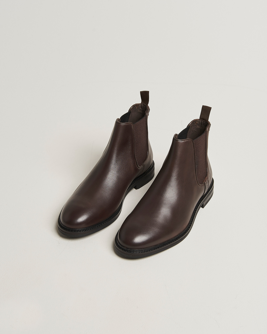 Herr | Kängor | GANT | Bidford Leather Chelsea Boot Brown