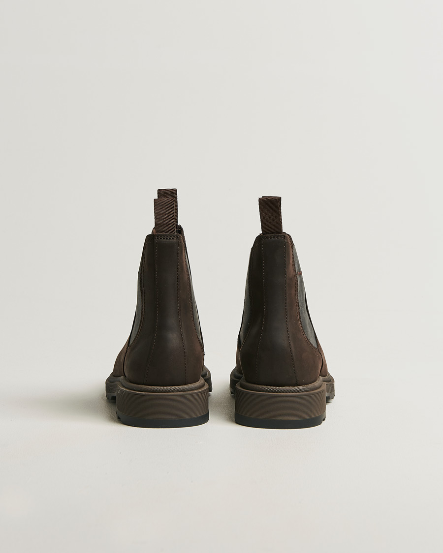 Herr | Kängor | GANT | Blisdor Rough Leather Chelsea Boot Dark Brown