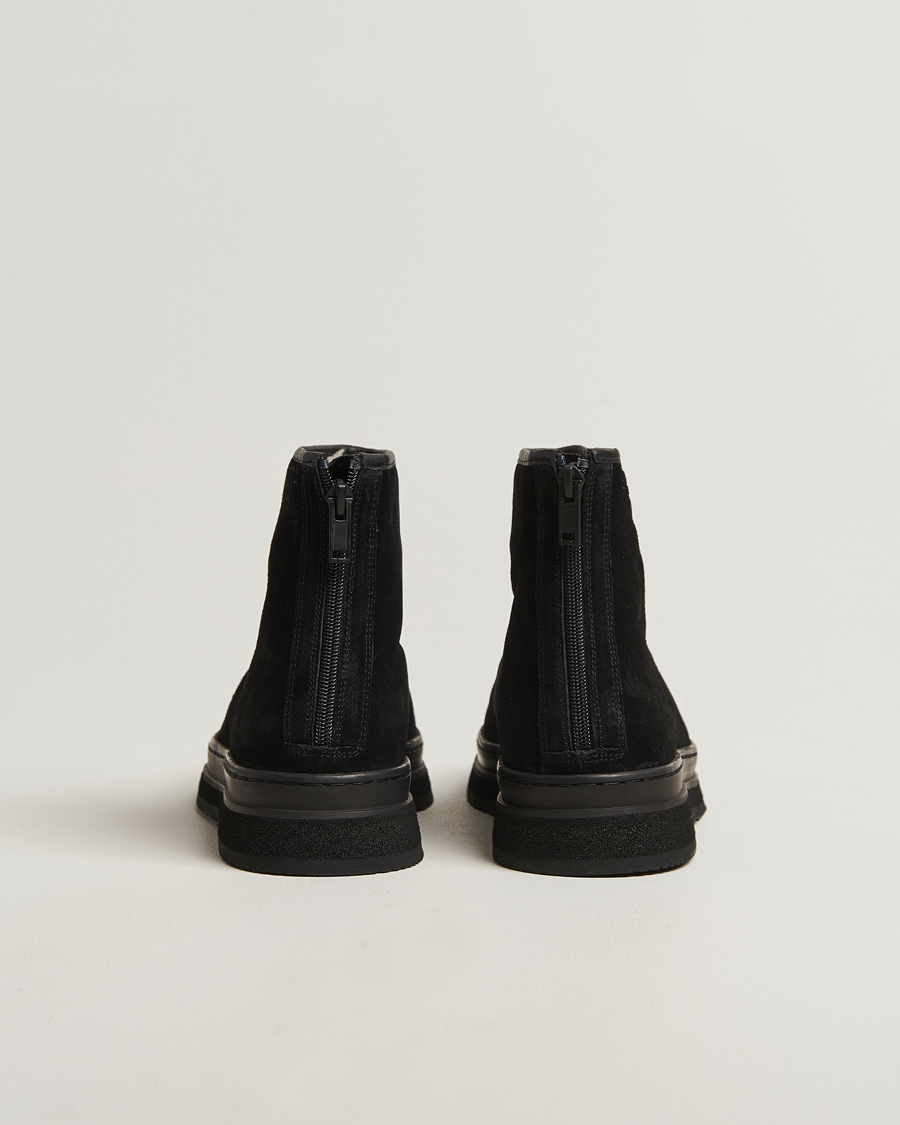 Herr | Kängor | GANT | Blistown Shearling Suede Curling Boot Black