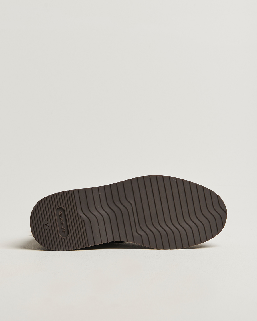 Herr | Kängor | GANT | Blistown Shearling Suede Curling Boot Espresso Brown