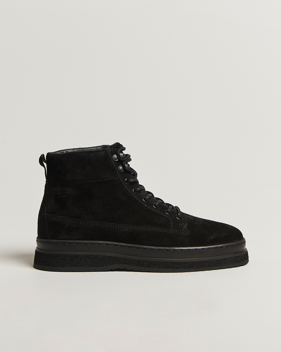 Herr | Kängor | GANT | Blistown Shearling Suede Boot Black