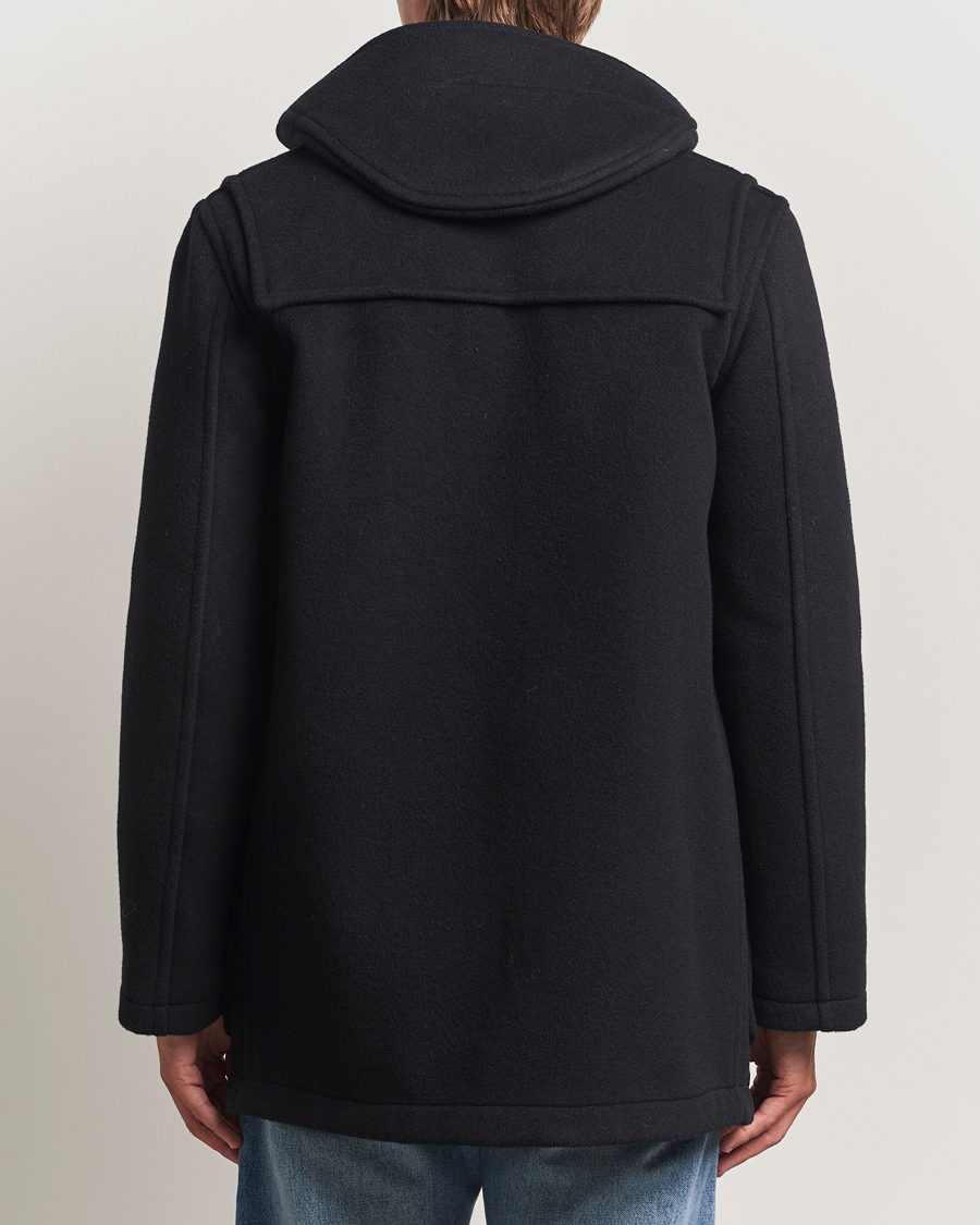 Herr | Jackor | Gloverall | Mid Length Duffle Coat Black/Royal Stewart