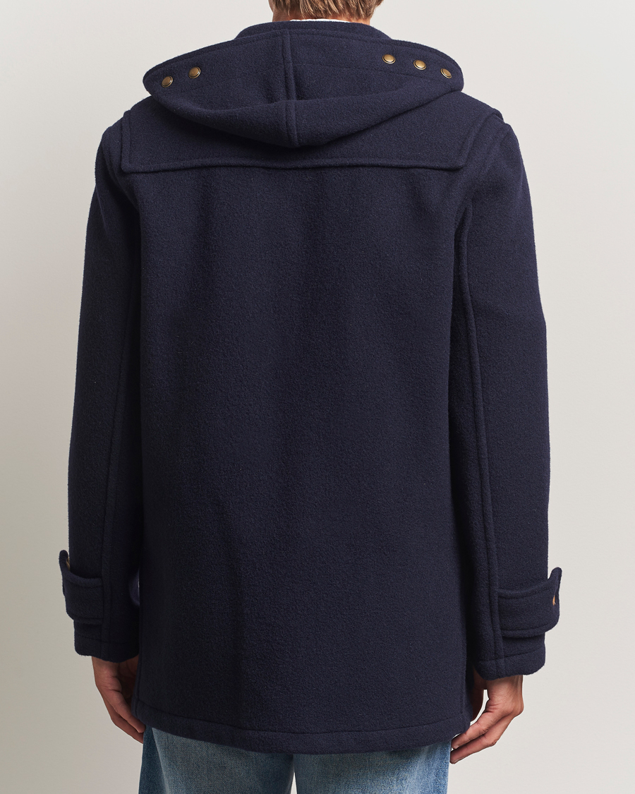 Herr | Jackor | Gloverall | Mid Length Monty Union Jack Duffle Coat Navy