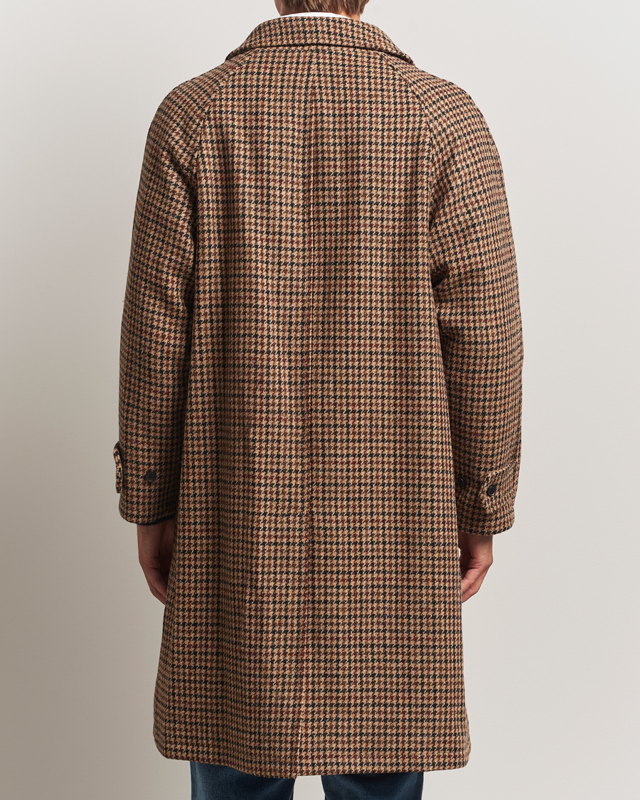 Herr | Jackor | Gloverall | Harris Tweed Mac Coat Brown