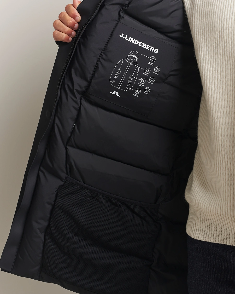 Herr | Jackor | J.Lindeberg | Alon 3L Down Parka Black