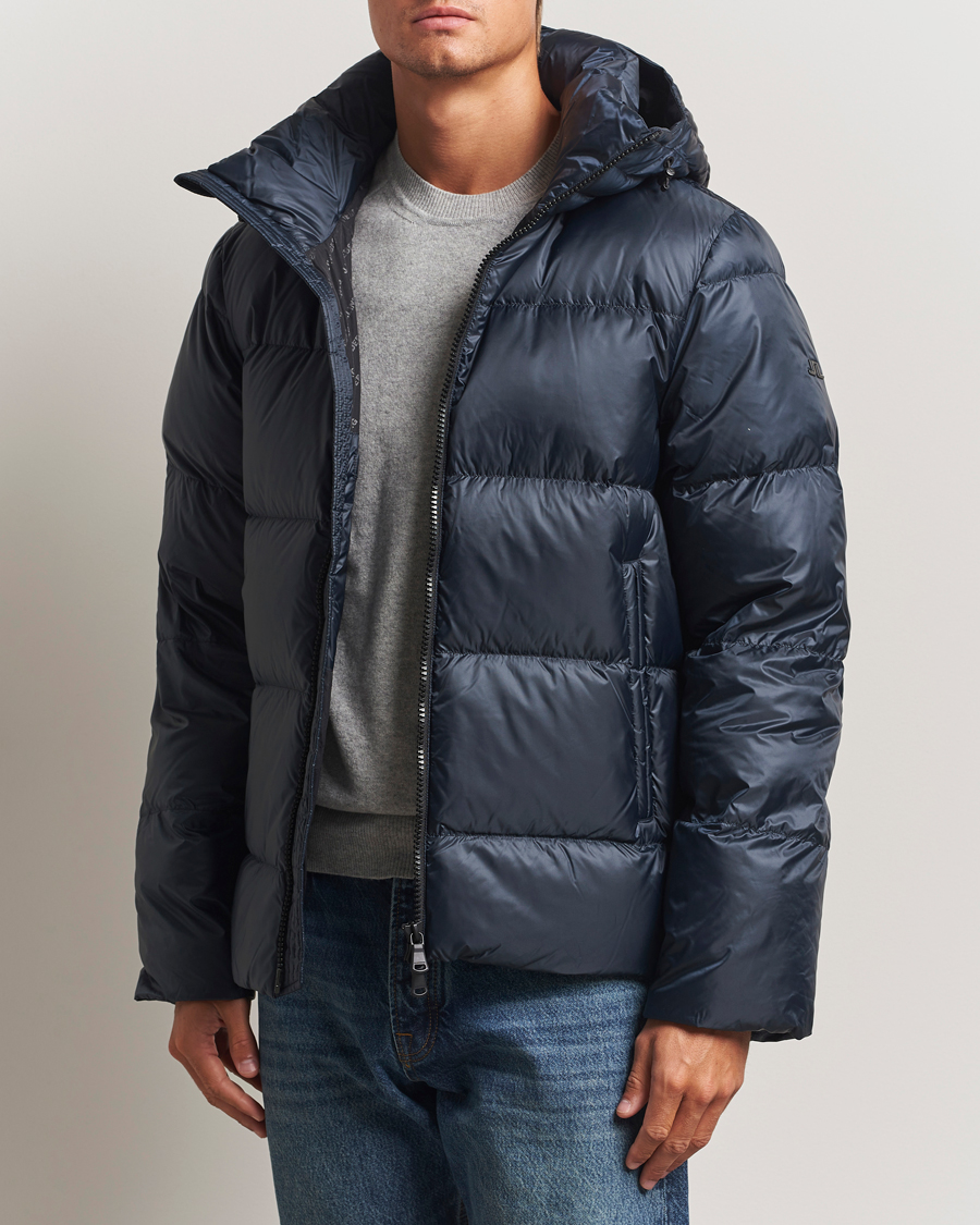 Herr | Jackor | J.Lindeberg | Daryl Down Hooded Jacket Navy