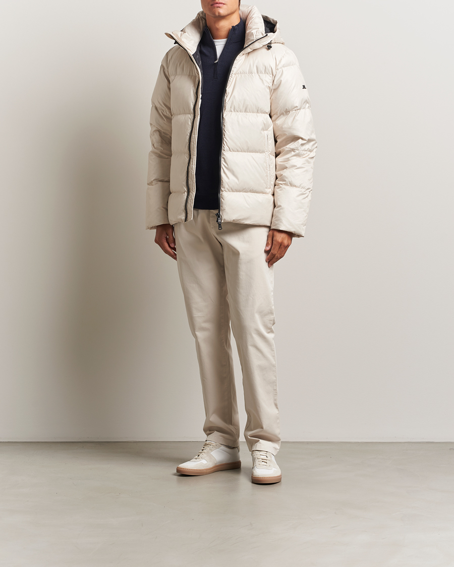 Herr | Jackor | J.Lindeberg | Daryl Down Hooded Jacket Moonbeam