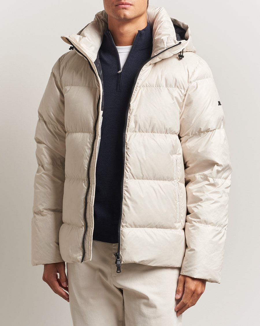 Herr | Jackor | J.Lindeberg | Daryl Down Hooded Jacket Moonbeam