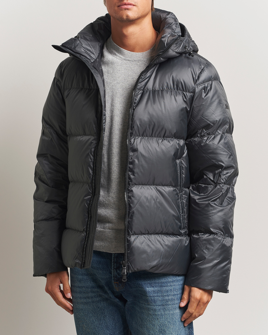 Herr | Jackor | J.Lindeberg | Daryl Down Hooded Jacket Asphalt