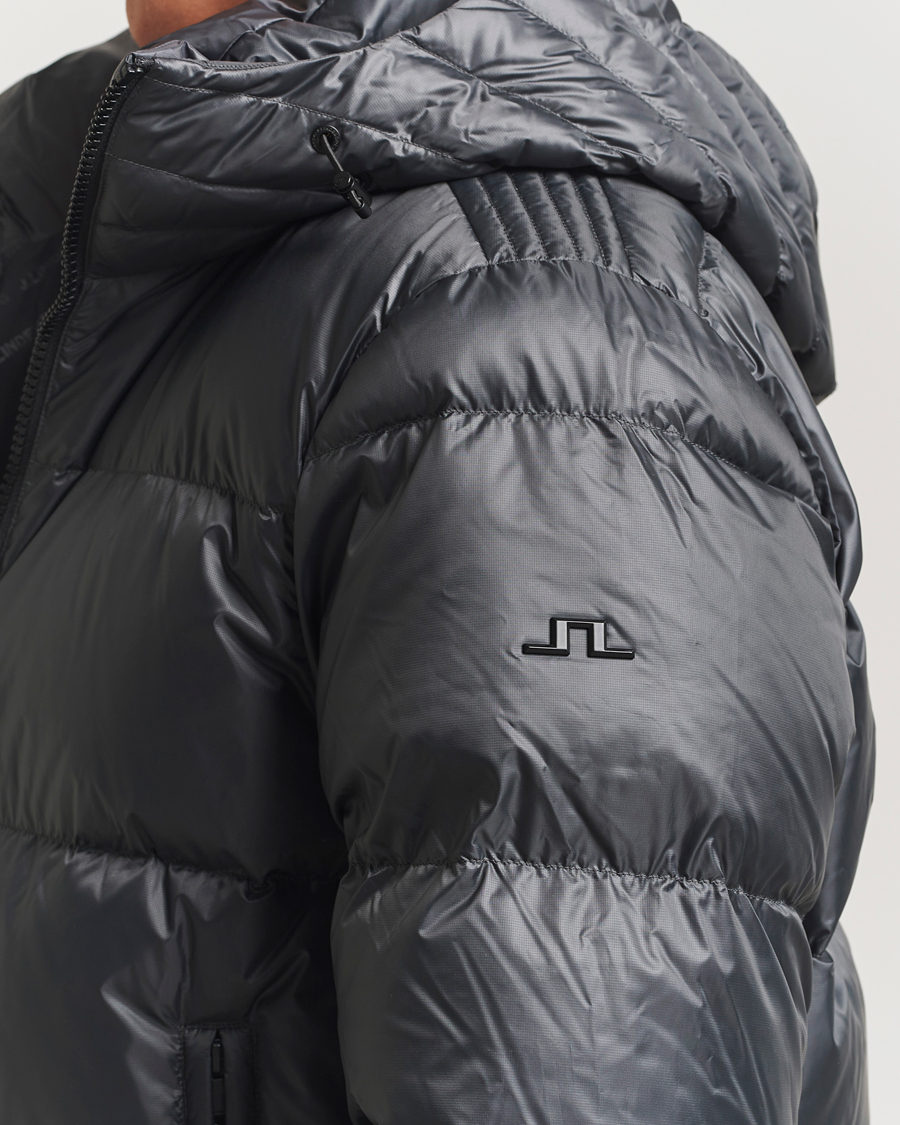 Herr | Jackor | J.Lindeberg | Daryl Down Hooded Jacket Asphalt