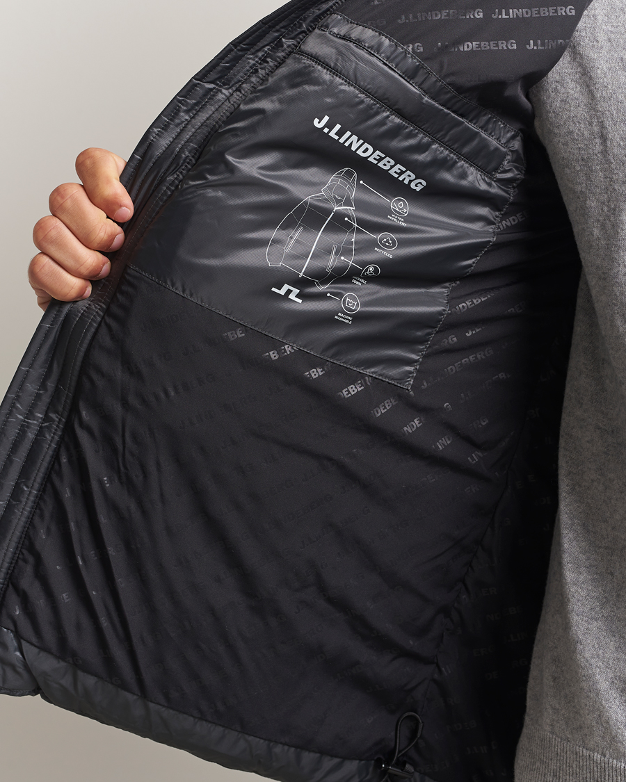 Herr | Jackor | J.Lindeberg | Daryl Down Hooded Jacket Asphalt