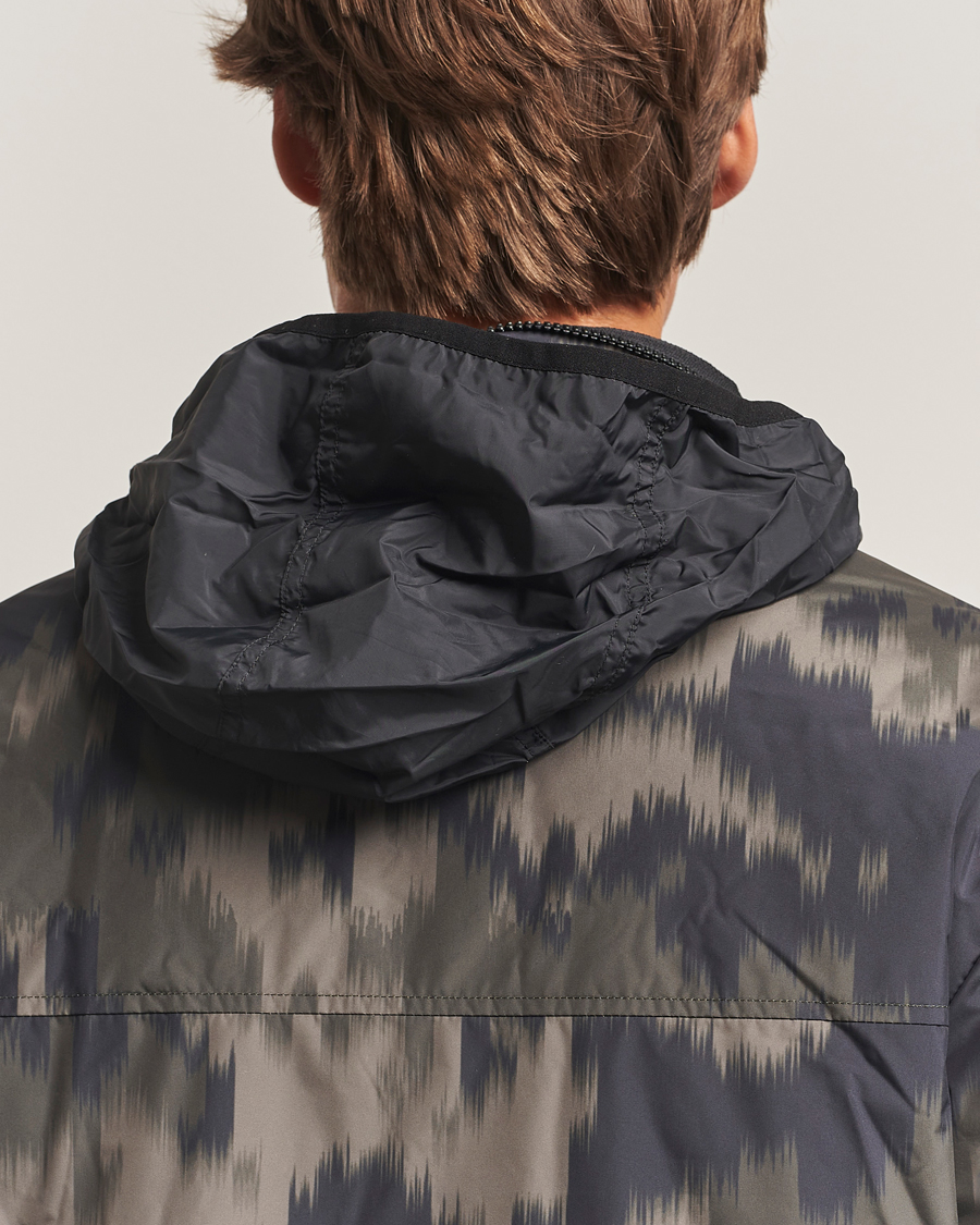Herr | Jackor | J.Lindeberg | Aiden 2L Padded Printed Field Jacket Wrap Forest
