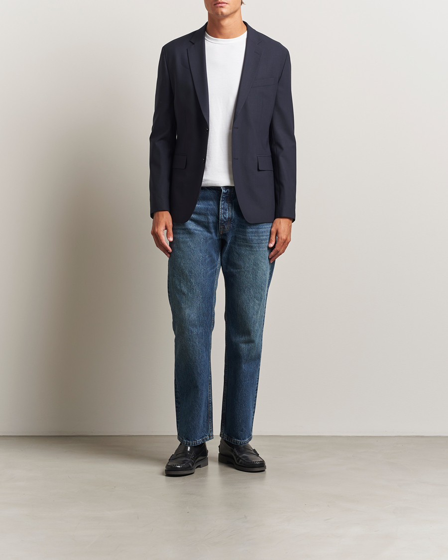 Herr | Kavajer | J.Lindeberg | Hopper Bi Stretch Blazer Navy