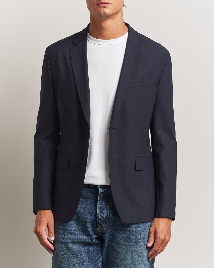 Herr | Kavajer | J.Lindeberg | Hopper Bi Stretch Blazer Navy