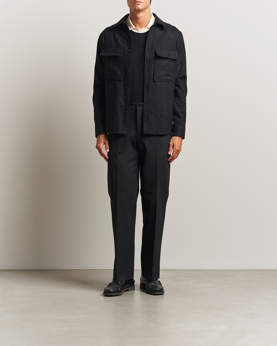 Herr | Byxor | J.Lindeberg | Gabi Compact Stretch Trousers Black