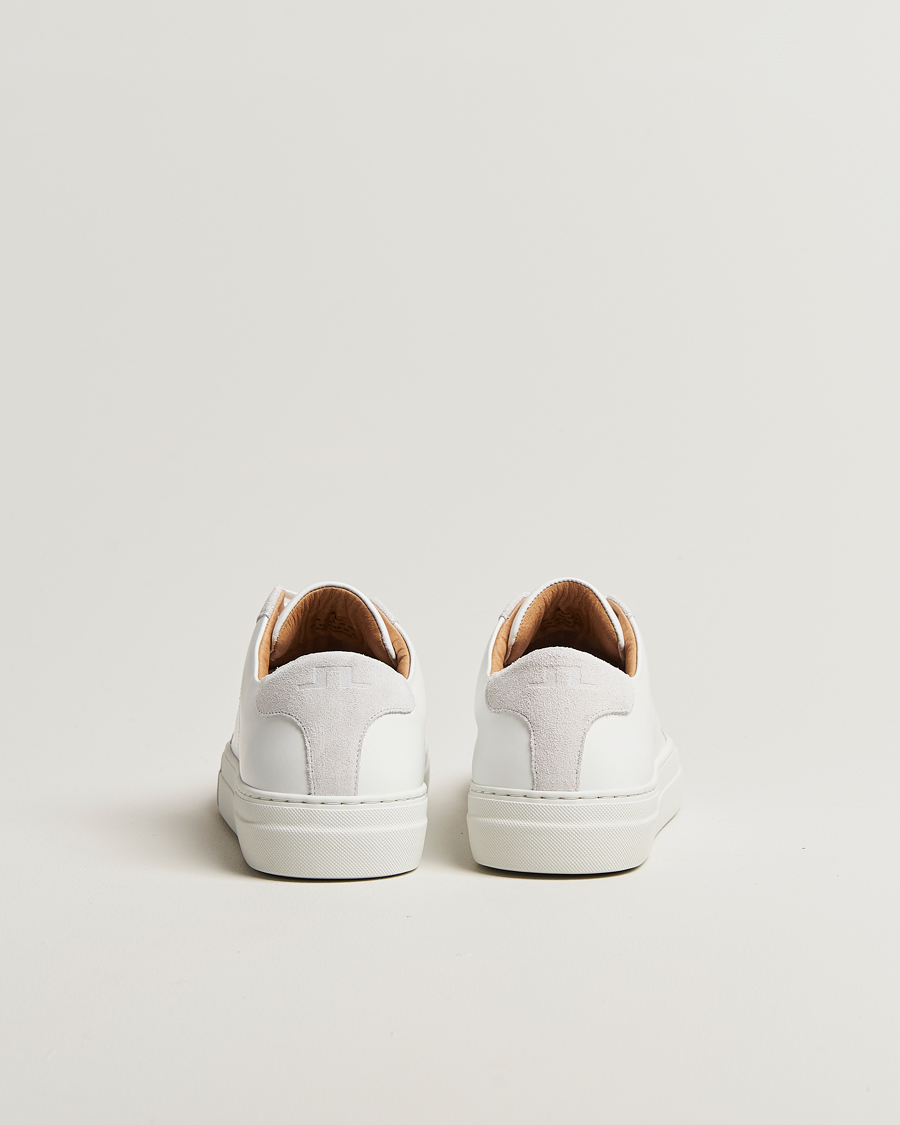Herr | Sneakers | J.Lindeberg | Art Signature Leather/Suede Sneaker White