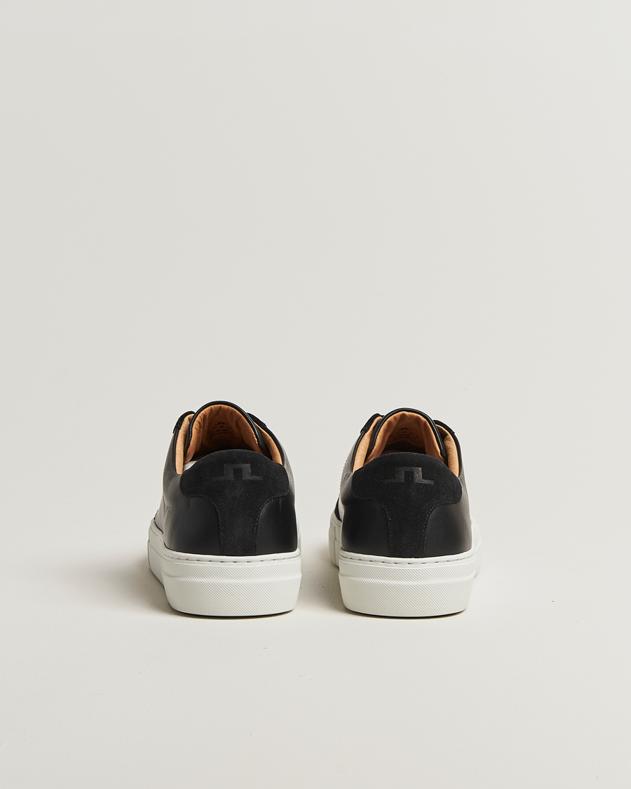 Herr | Sneakers | J.Lindeberg | Art Signature Leather/Suede Sneaker Black