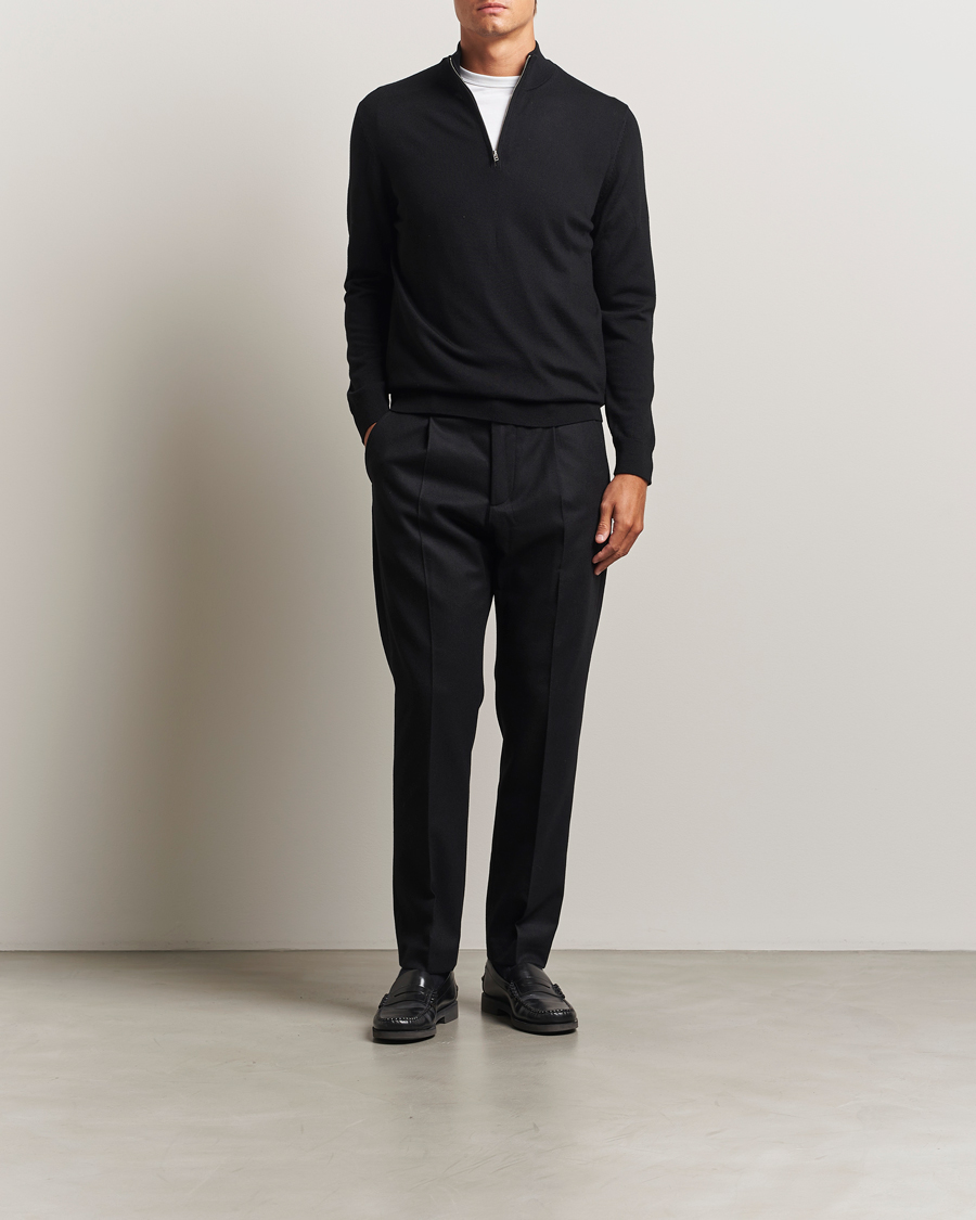 Herr | Tröjor | NN07 | Sergio Merino Half Zip Black