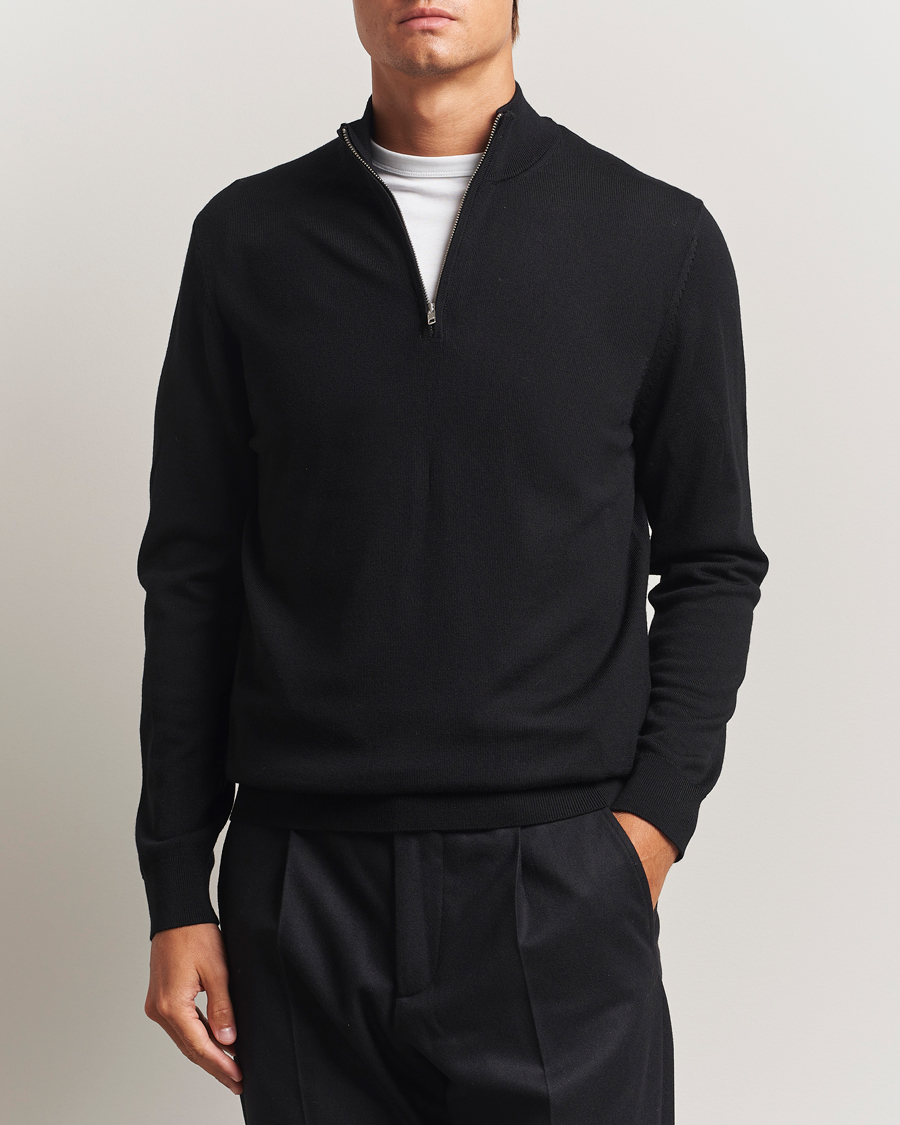 Herr | Tröjor | NN07 | Sergio Merino Half Zip Black