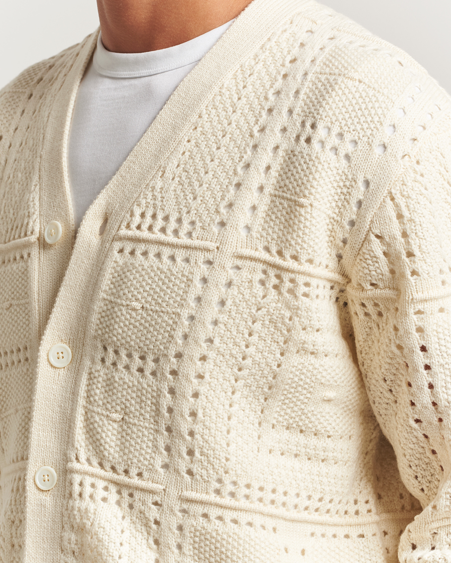 Herr | Tröjor | NN07 | Tobias Knitted Cardigan Ivory