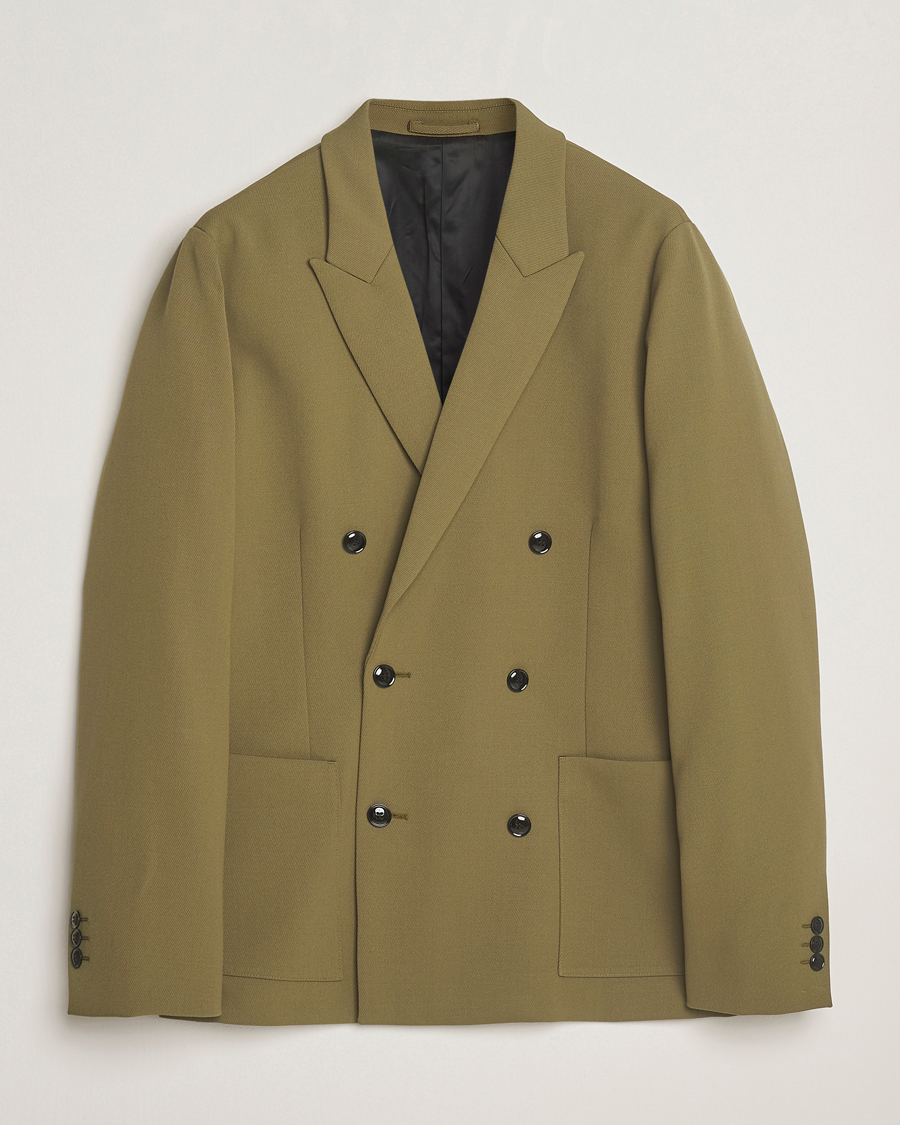 Herr | Kavajer | NN07 | Jordin Wool Double Breasted Blazer Firene Green